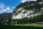 Camping Jungfrau in Lauterbrunnen, Swiss Alps